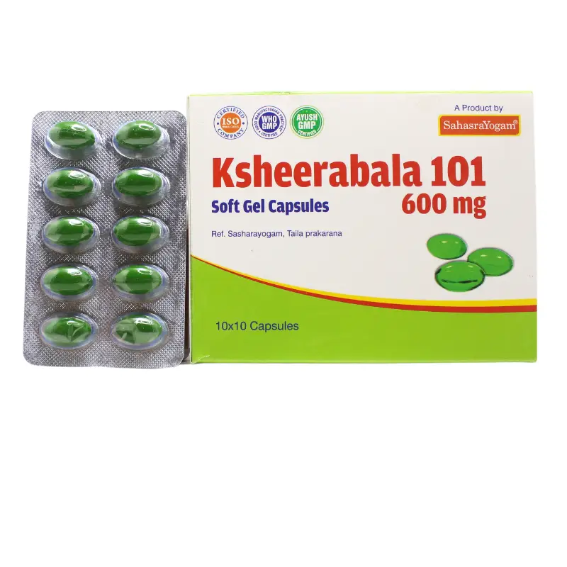 Ksheerabala 101 600Mg 10caps – Sahasra Yogam