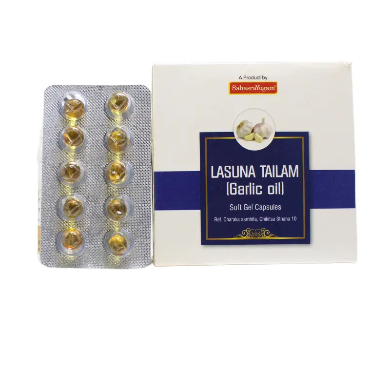 Lasuna Tailam 600Mg 10caps – Sahasra Yogam