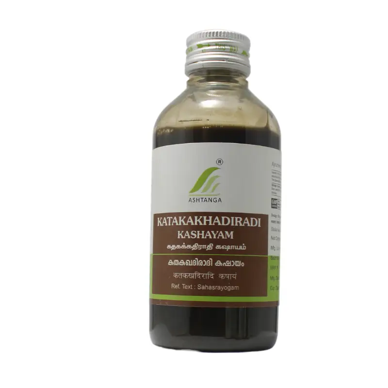 Katakakhadiradi Kashayam 200ml – Ashtanga Ayurvedics