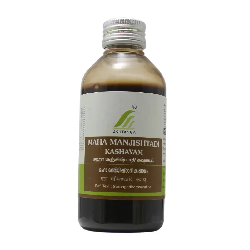 Maha Manjishtadi Kashayam 200ml – Ashtanga Ayurvedics