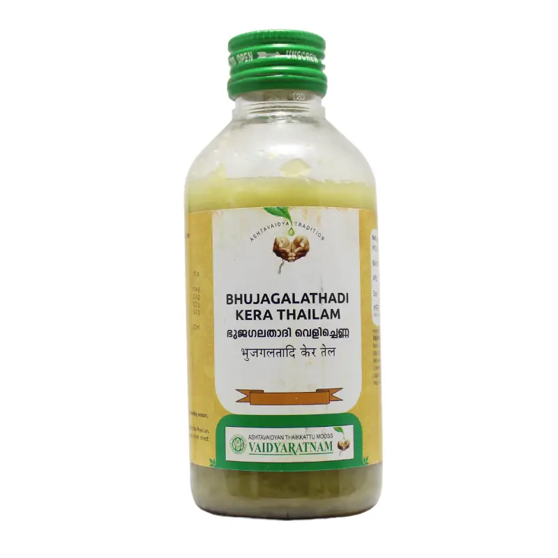 Bhujagalathadi Kera Thailam (200ml) – Vaidyaratnam
