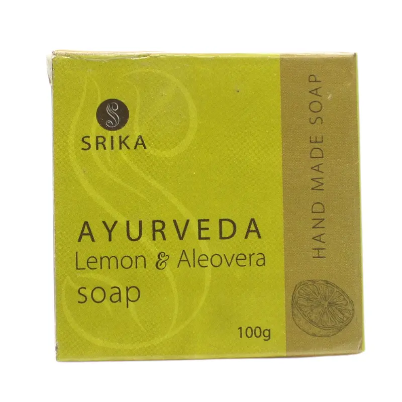 Lemon Aleo Vera Soap 100gm – Srika