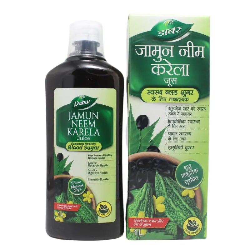 Jamun Neem Karela Juice 1L – Dabur India
