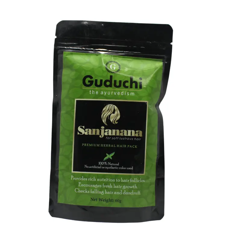 Sanjanana Herbal Hair Pack 60gm – Guduchi Ayurveda