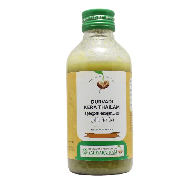 Durvadi Kera Thailam 200ml – Vaidyaratnam Oushadhasala