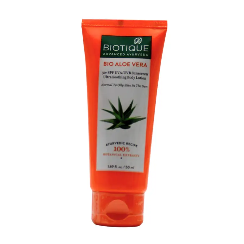 BIO ALOE VERA SPF 30 CREAM 50G – BIOTIQUE
