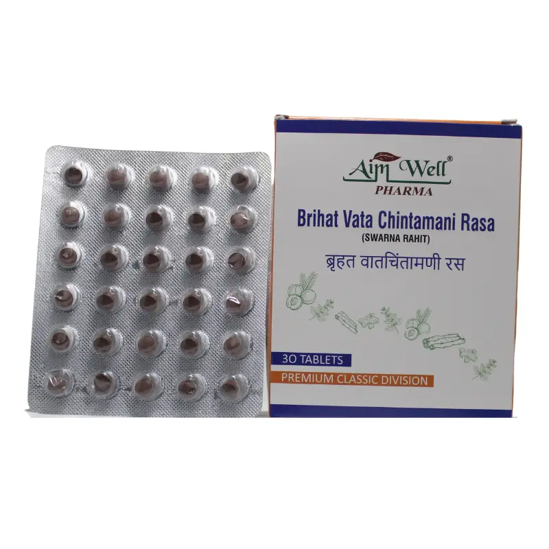 Brihat Vata Chintamani Rasa (Swarna Rahit) 30tabs – Aim Well Pharma