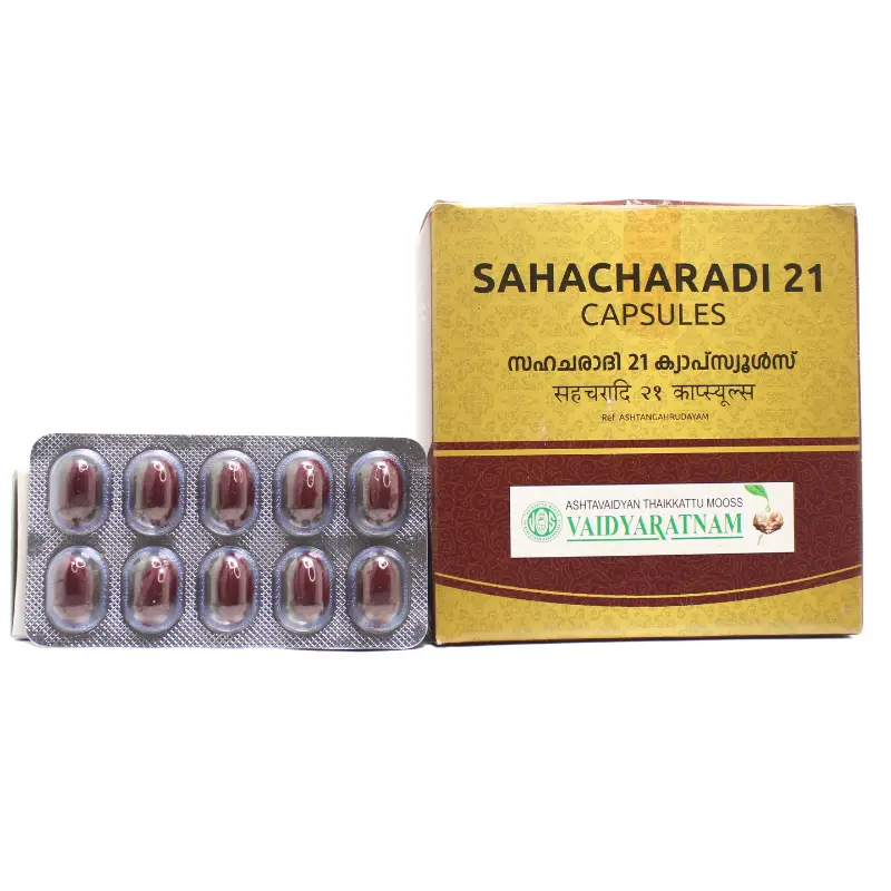 Sahacharadi 21 Capsules 10caps – Vaidyaratnam Oushadhasala
