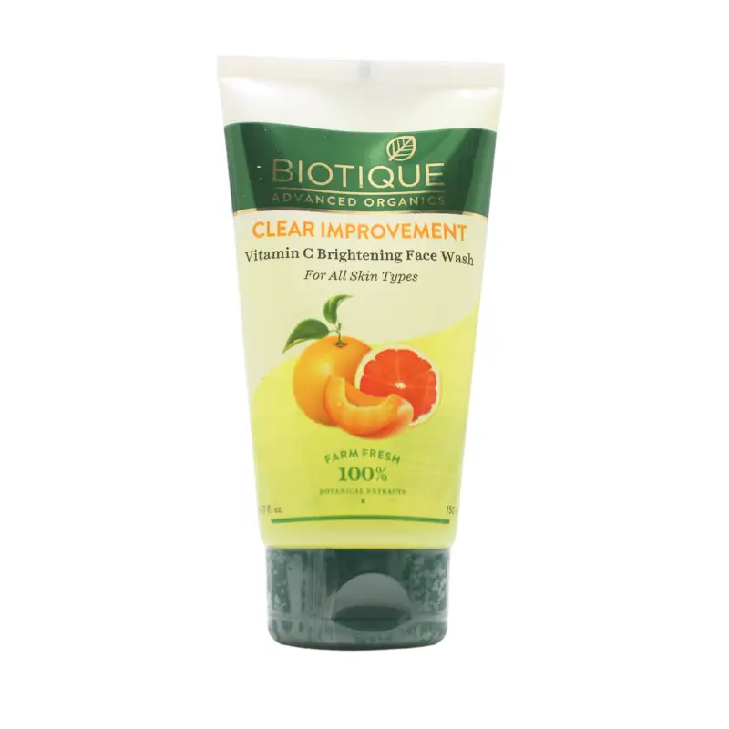 BIO VITAMIN C BRIGHTNING FACE WASH 150ml – BIOTIQUE