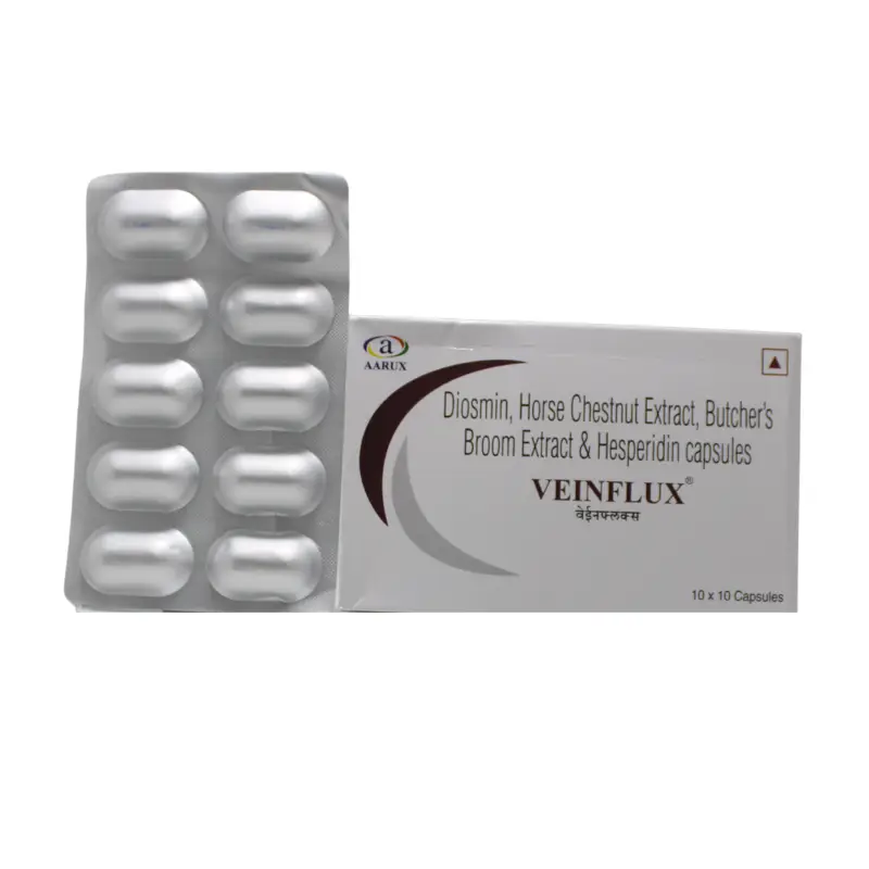 Veinflux Capsules 10caps – Aarux Pharmaceuticals