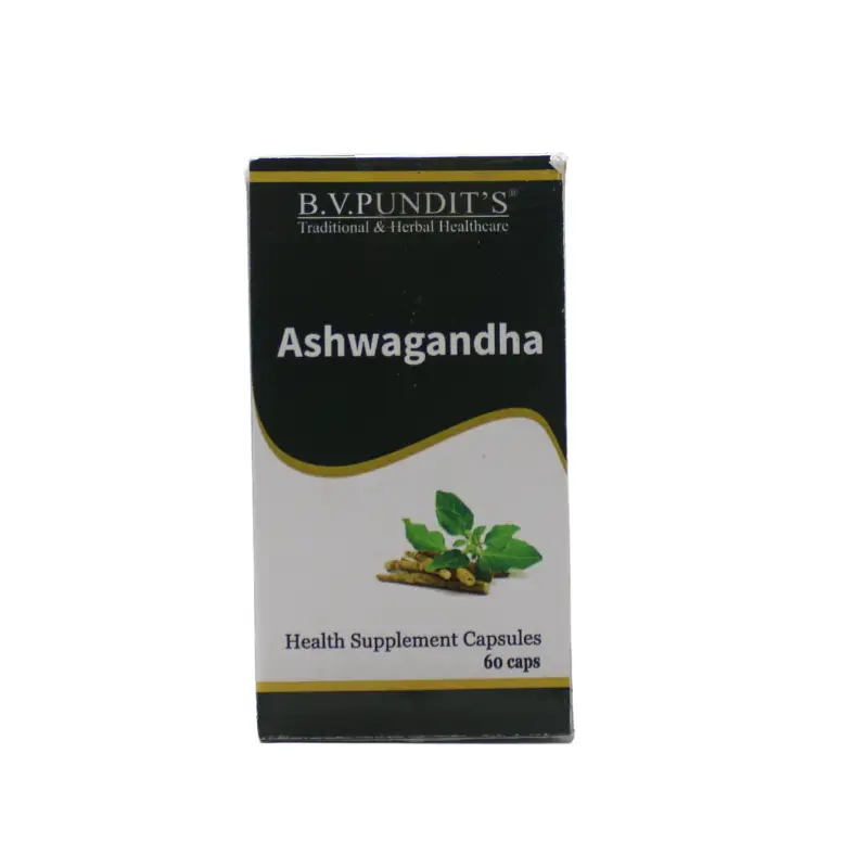 Ashwagandha Caps 60caps – B. V. Pundit’s