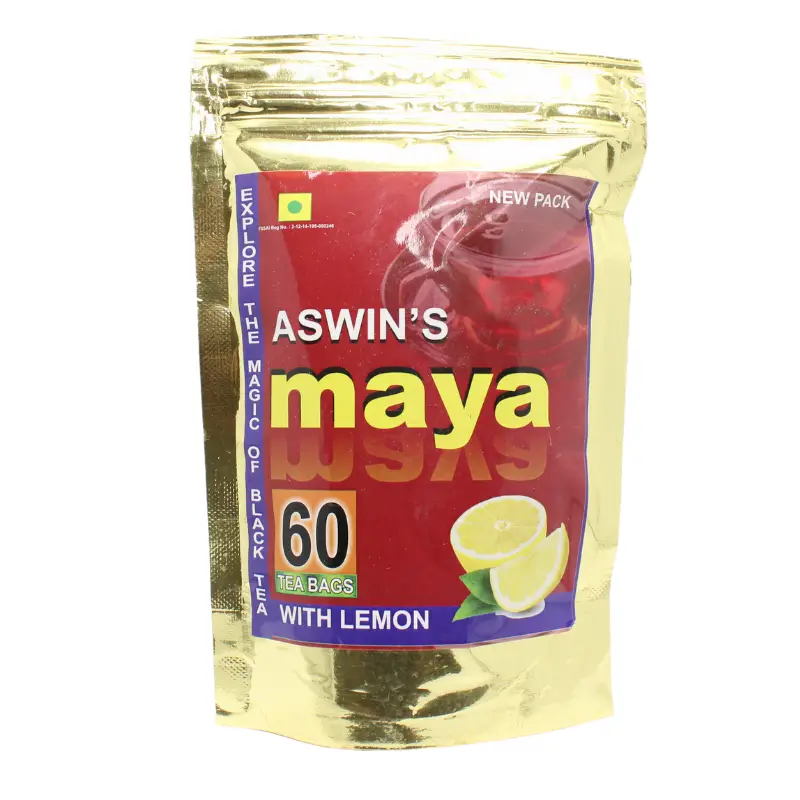 Maya Black Tea With Lemon 60Bags – Aswin Herbs