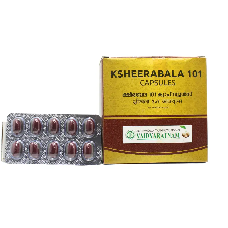 Ksheerabala 101 Capsule (10Caps) – Vaidyaratnam