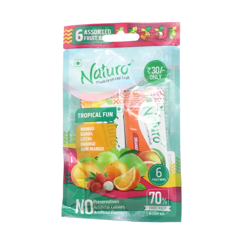 Naturo Tropical Fun Fruit Bar 6Pc – Naturo Food Products