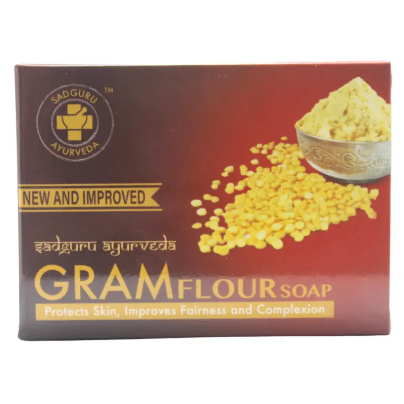 Gram Flour Soap 25gm – Sadguru Ayurveda