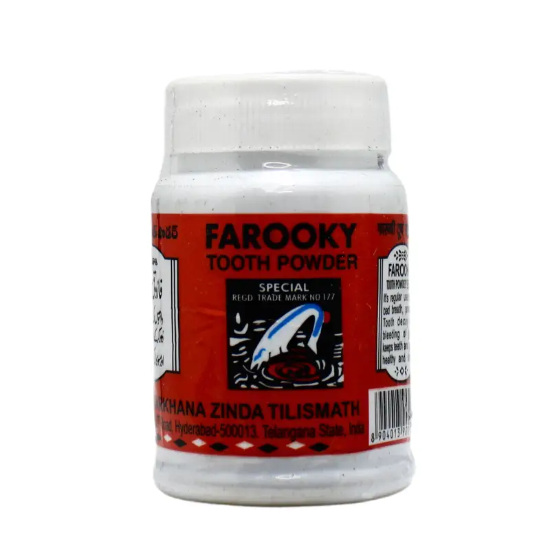 Farooky Toothpowder 40gm – Tocymum
