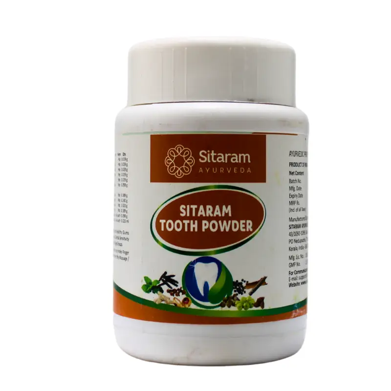Sitaram Ayurveda Pharmacy Tooth Powder 50gm – Sitaram Ayurveda Pharmacy