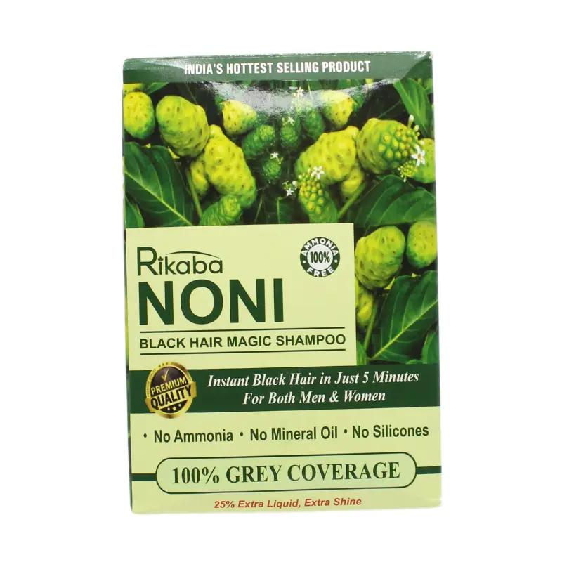 Rikaba Noni Block Hair Colour Shampoo 15ml – New Moon Cosmetics