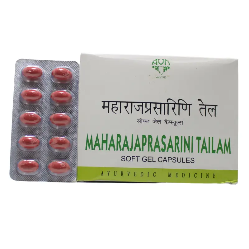 Maharajaprasarini Tailam Soft Gel 10 caps – AVN Ayurveda Formulations