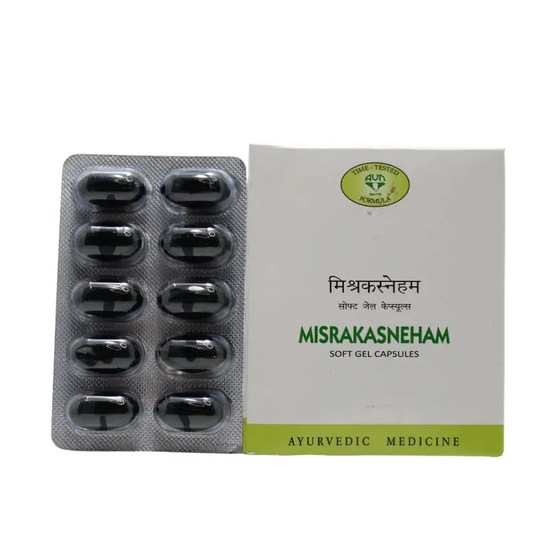 Misrakasneham Soft Gel 10 caps – AVN Ayurveda Formulations