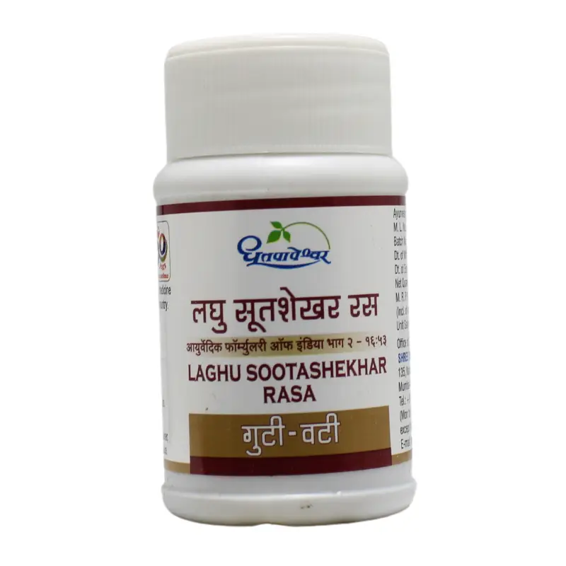 Laghu Sootashekhar Rasa 60tabs – Shree Dhootapapeshwar