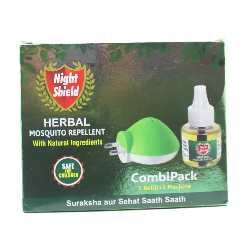 Night Shield Herbal Mosquito With Machine 1 – Herbal Route India