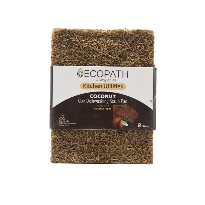 Ecopath Coconut Coir Dishwashing Scrub Pad – Ecopath
