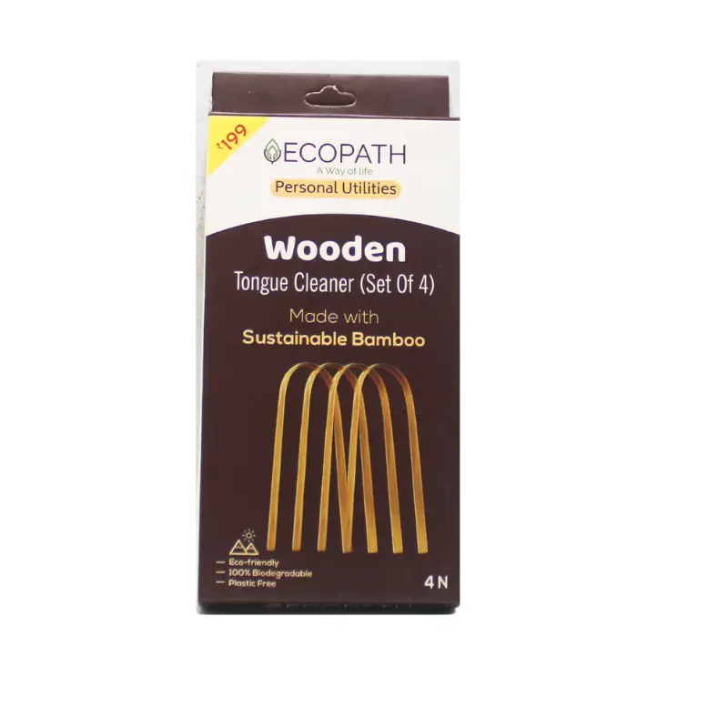 Ecopath Wooden Tongue Cleaner Made With Sustainable Bam – Ecopath