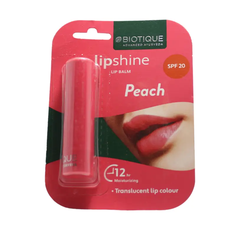 Peach Lip Balm (4Gm) – Biotique