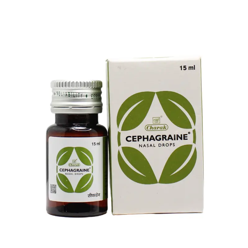 Cephagraine Nasal Drops (15ml) – Charak Pharma