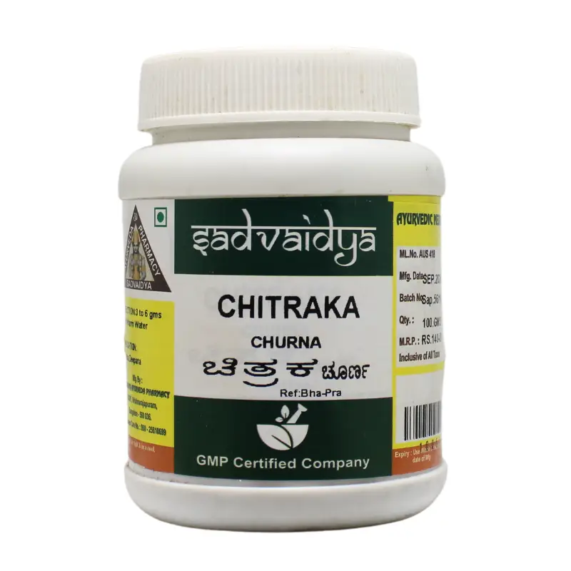 Chitraka Churna (100Gm) – Sadvaidya