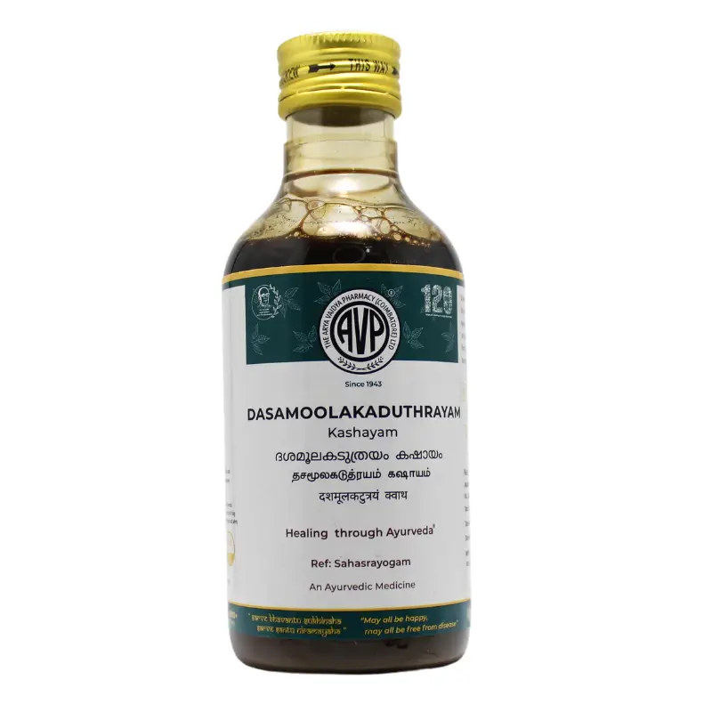 Dasamoolakatuthrayam Kashayam (200ml) – Arya Vaidya Pharma