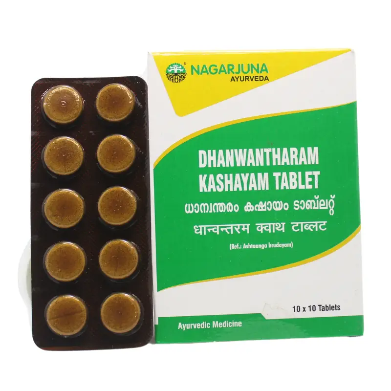 Dhaanwantharam Kashaayam Tablet (10Tabs) – Nagarjuna