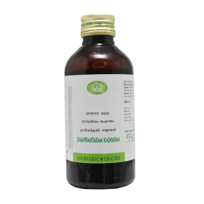 Dhanwantaram Kashayam (200ml) – Avn Ayurveda