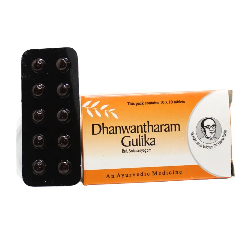 Dhanwantaram Gulika (10Tabs) – Arya Vaidya Pharma