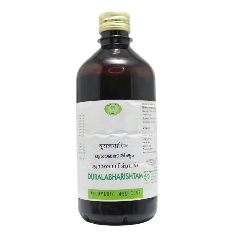 Duralabharishtam (450ml) – Avn Ayurveda