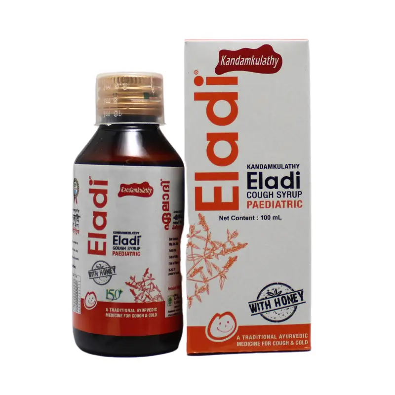 Eladi Paediatric Cough Syrup (100ml) – Kandamkulathy Vaidyasala