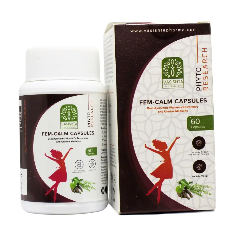 Fem-Calm Capsule (60Caps) – Vasishta Pharma