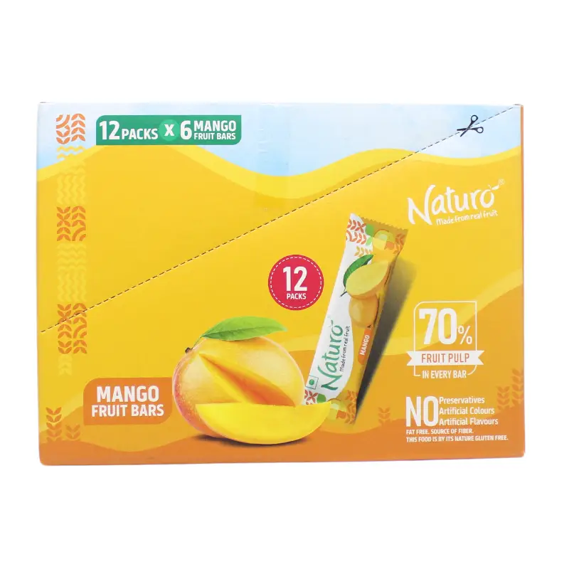 Naturo Mango Fruit Bar Pouch 12 Pack – Naturo Food Products