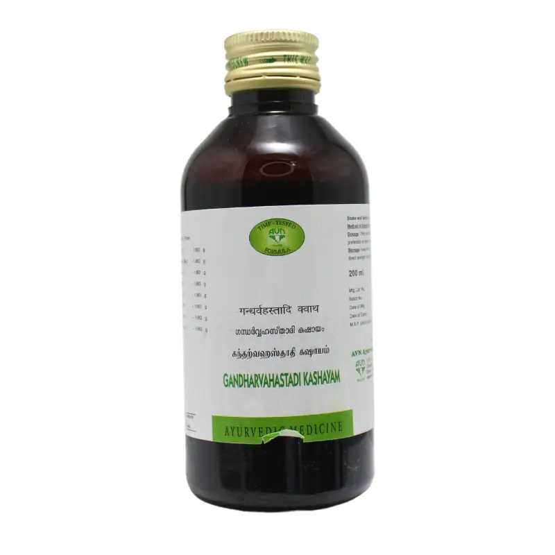 Gandharvahastadi Kashayam (200ml) – Avn Ayurveda
