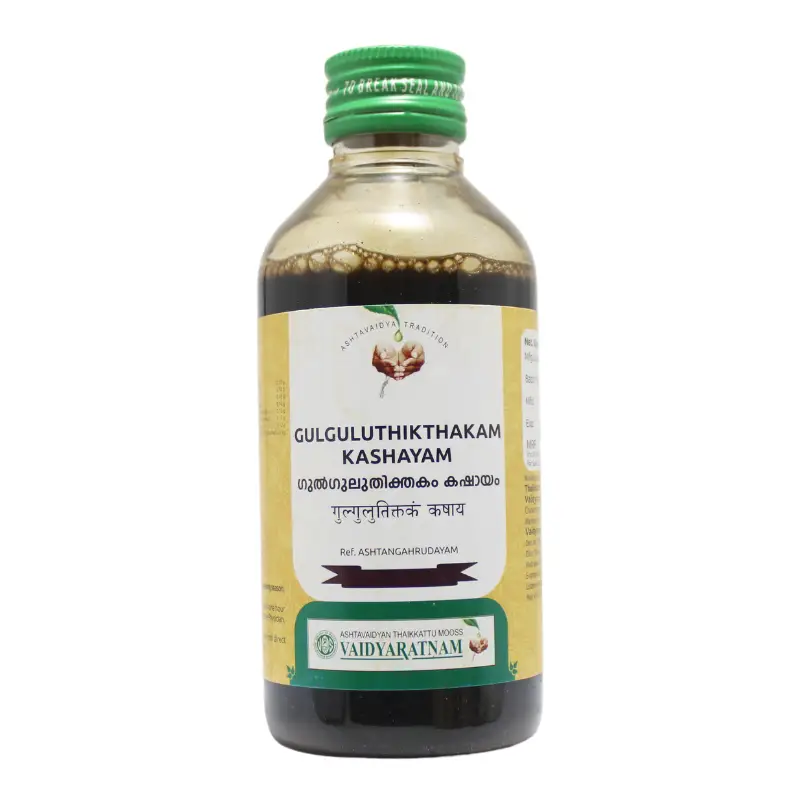 Gulguluthikthakam Kasayam (200ml) – Vaidyaratnam