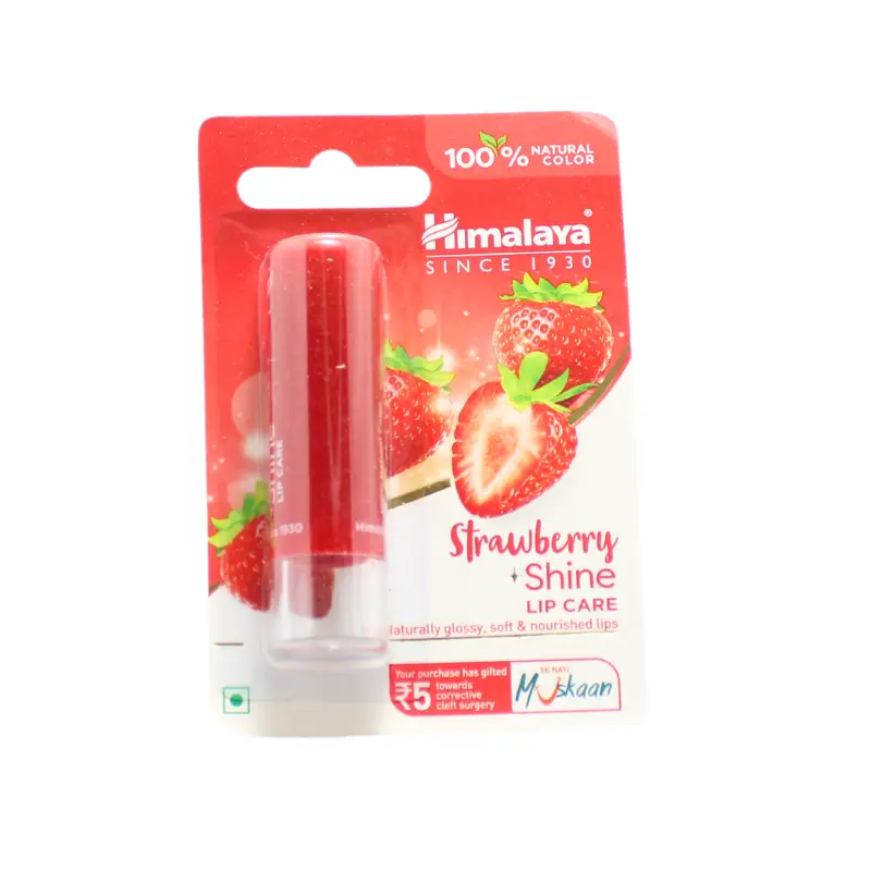 Strawberry Shine Lip Care (4.5Gm) – Himalaya