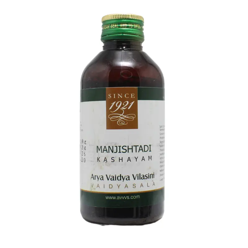 Manjishtadi Kashayam (200ml) – Arya Vaidya Vilasini