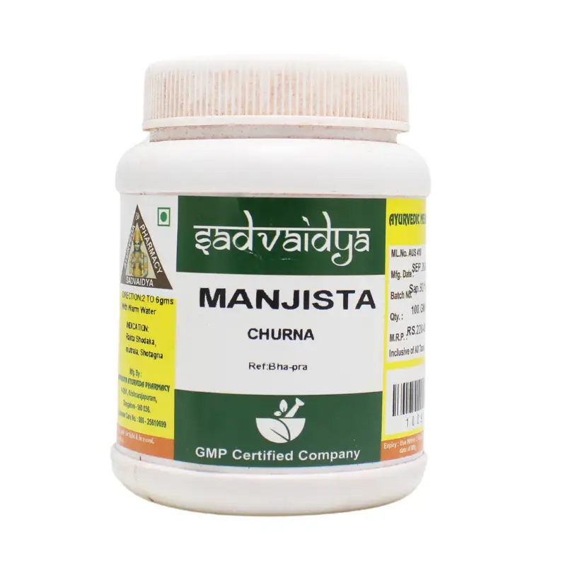 Manjista Churna (100Gm) – Sadvaidya