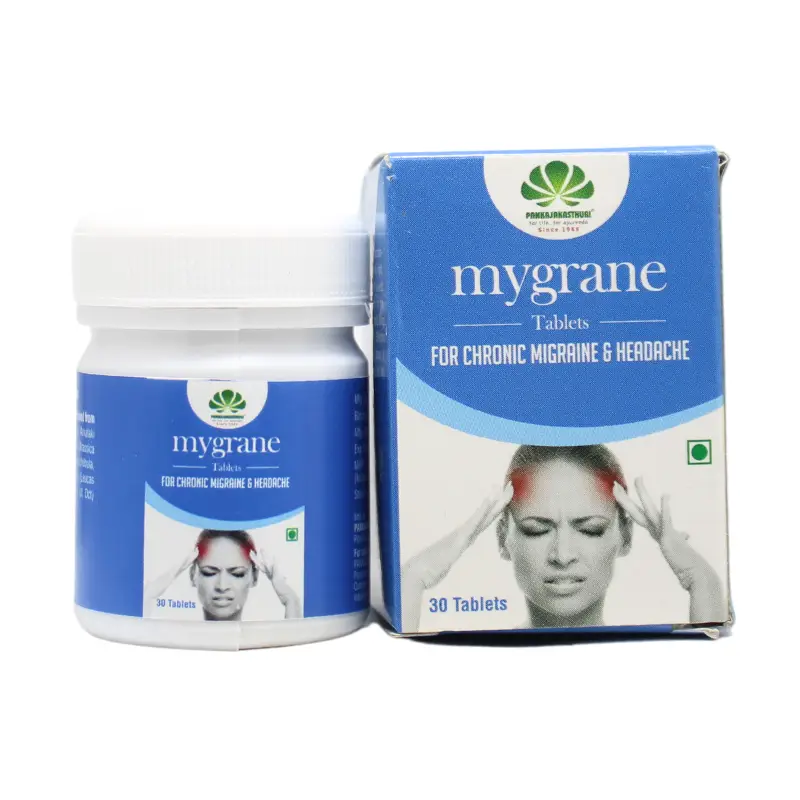 Mygrane Tablet (30Tabs) – Pankaja Kasthuri Herbals